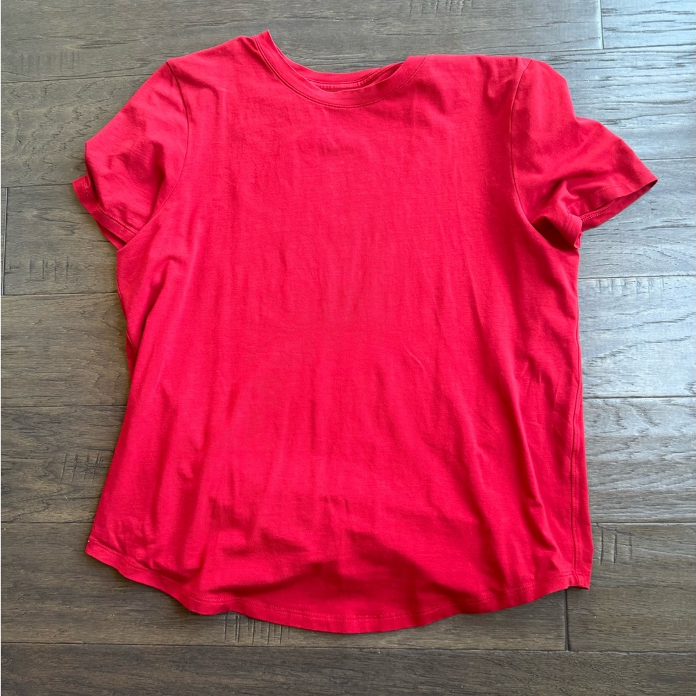 Lululemon Athletica Dark Red Love Tee